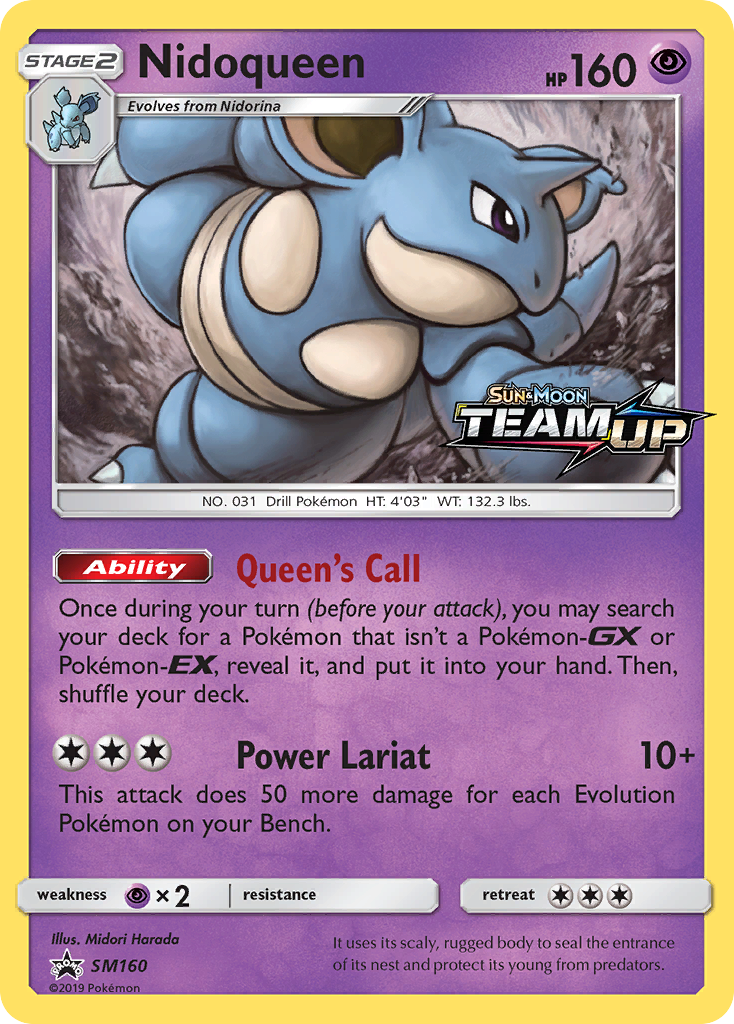 Nidoqueen (SM160) [Sun & Moon: Black Star Promos] | Good Games North