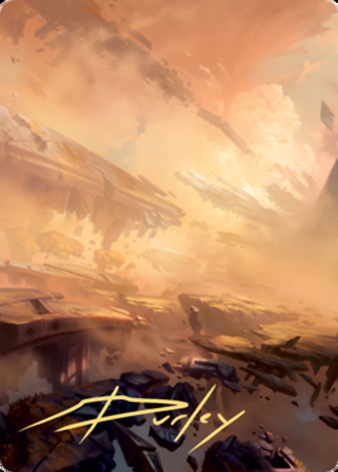 Plains 1 Art Card (Gold-Stamped Signature) [Zendikar Rising Art Series] | Good Games North