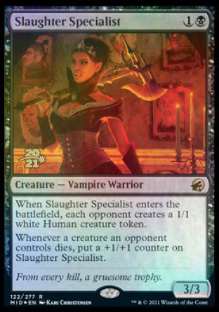 Slaughter Specialist [Innistrad: Midnight Hunt Prerelease Promos] | Good Games North
