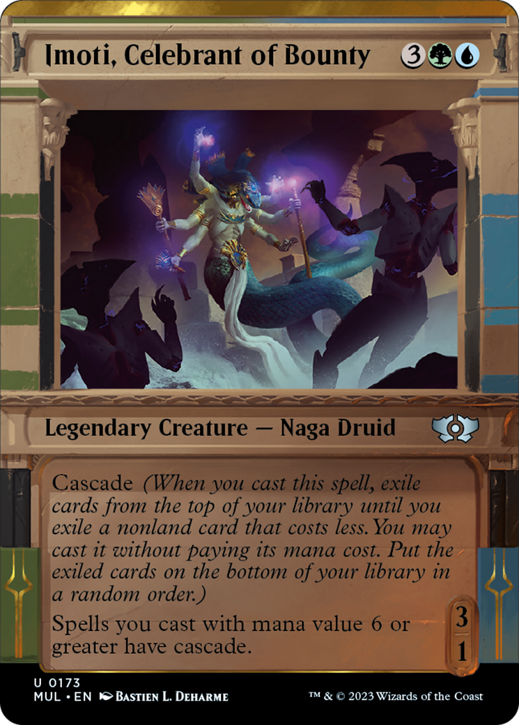 Imoti, Celebrant of Bounty (Halo Foil) [Multiverse Legends] | Good Games North