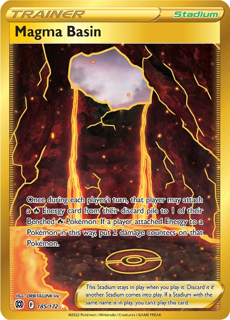 Magma Basin (185/172) [Sword & Shield: Brilliant Stars] | Good Games North