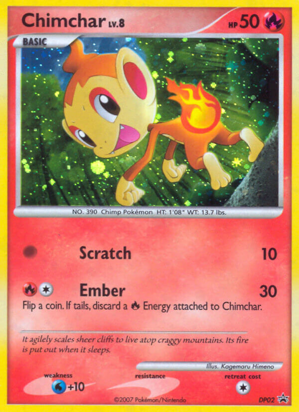 Chimchar (DP02) [Diamond & Pearl: Black Star Promos] | Good Games North