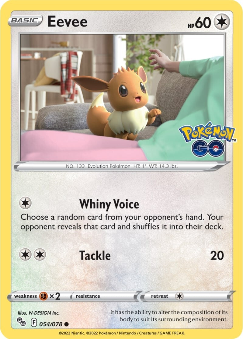 Eevee (054/078) [Pokémon GO] | Good Games North