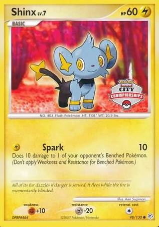 Shinx (98/130) (City Championships Promo) [Nintendo: Black Star Promos] | Good Games North