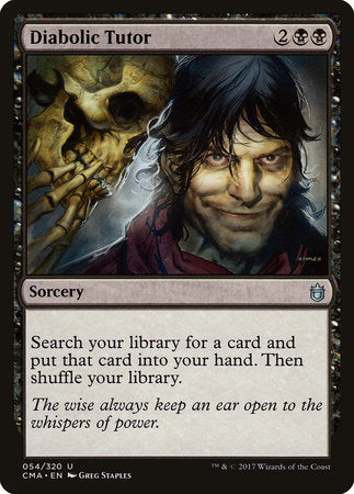 Diabolic Tutor [Commander Anthology] | Good Games North