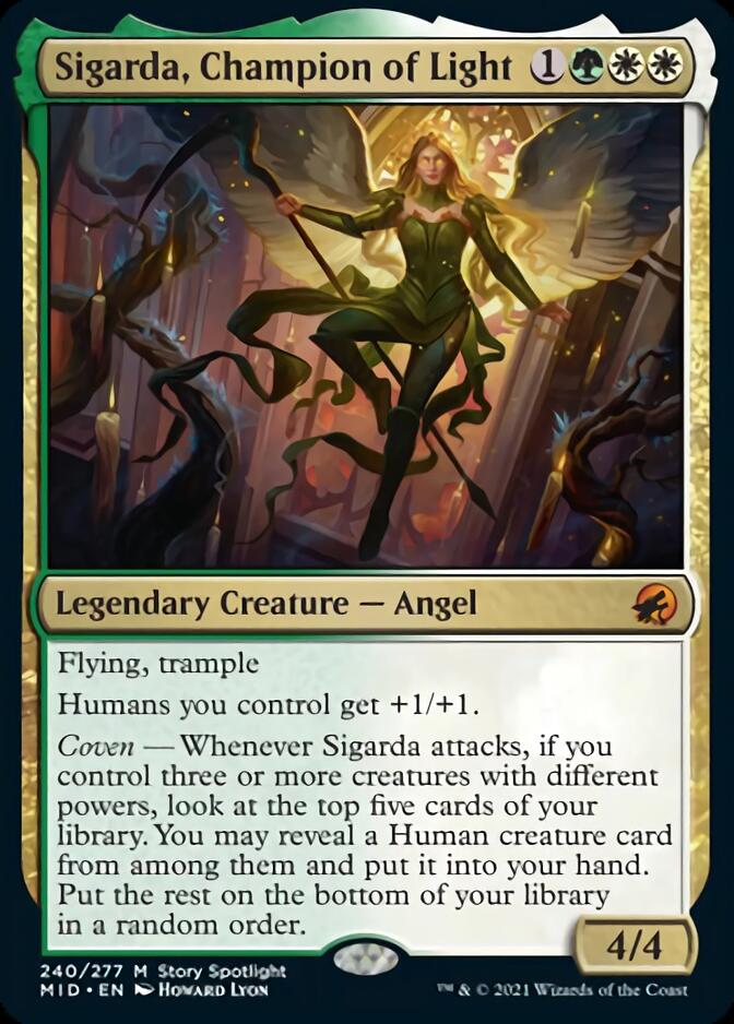Sigarda, Champion of Light [Innistrad: Midnight Hunt] | Good Games North