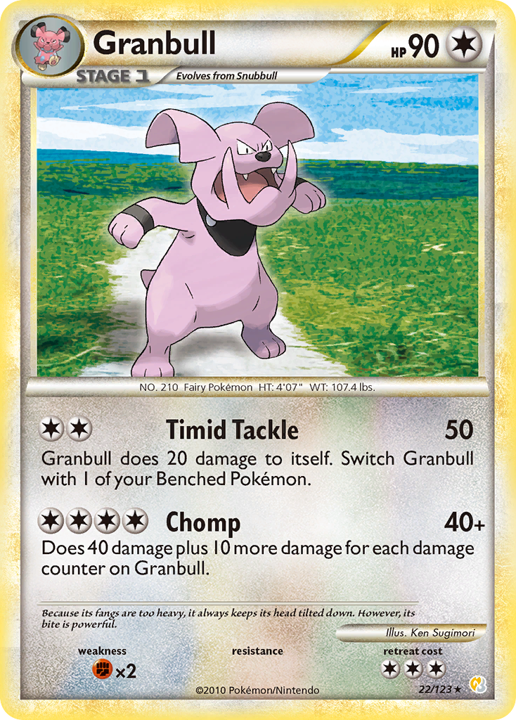 Granbull (22/123) [HeartGold & SoulSilver: Base Set] | Good Games North