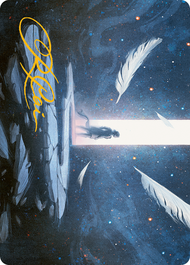 Moment of Truth Art Card (Gold-Stamped Signature) [March of the Machine Art Series] | Good Games North