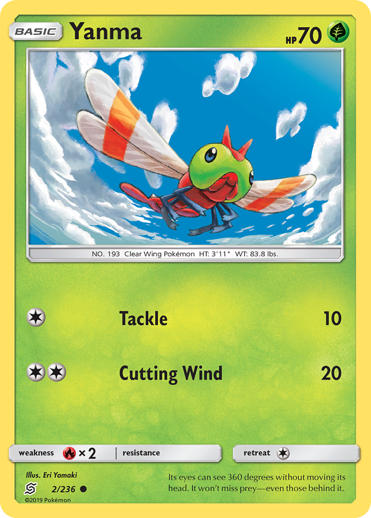 Yanma (2/236) [Sun & Moon: Unified Minds] | Good Games North
