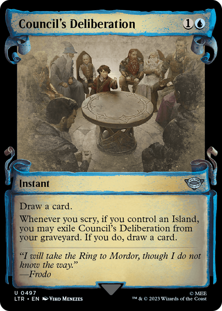 Council's Deliberation [The Lord of the Rings: Tales of Middle-Earth Showcase Scrolls] | Good Games North