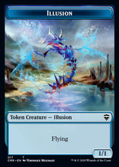 Illusion // Saproling Token [Commander Legends Tokens] | Good Games North
