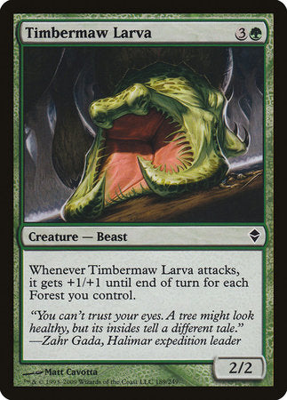 Timbermaw Larva [Zendikar] | Good Games North