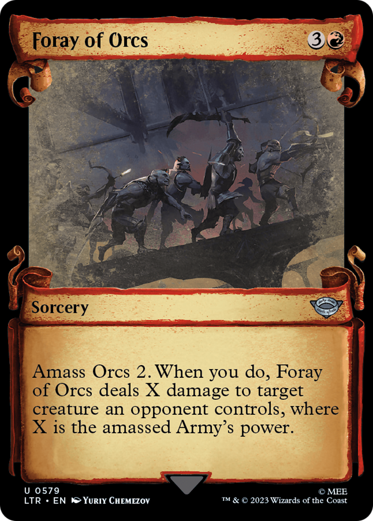 Foray of Orcs [The Lord of the Rings: Tales of Middle-Earth Showcase Scrolls] | Good Games North