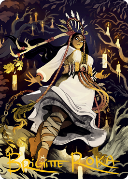 Candlegrove Witch 2 Art Card (Gold-Stamped Signature) [Innistrad: Midnight Hunt Art Series] | Good Games North