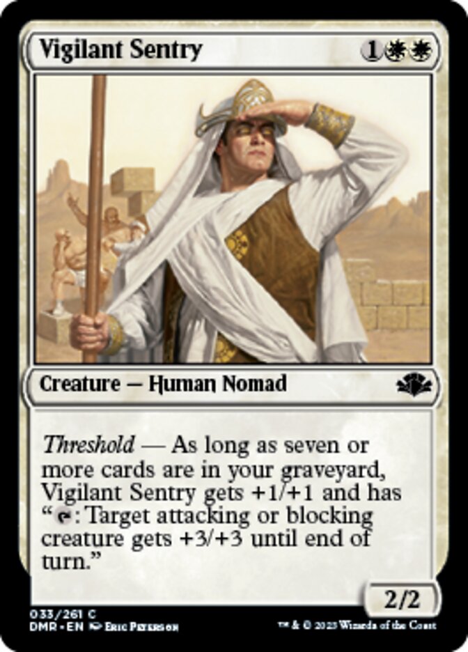 Vigilant Sentry [Dominaria Remastered] | Good Games North