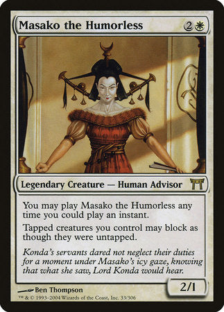 Masako the Humorless [Champions of Kamigawa] | Good Games North