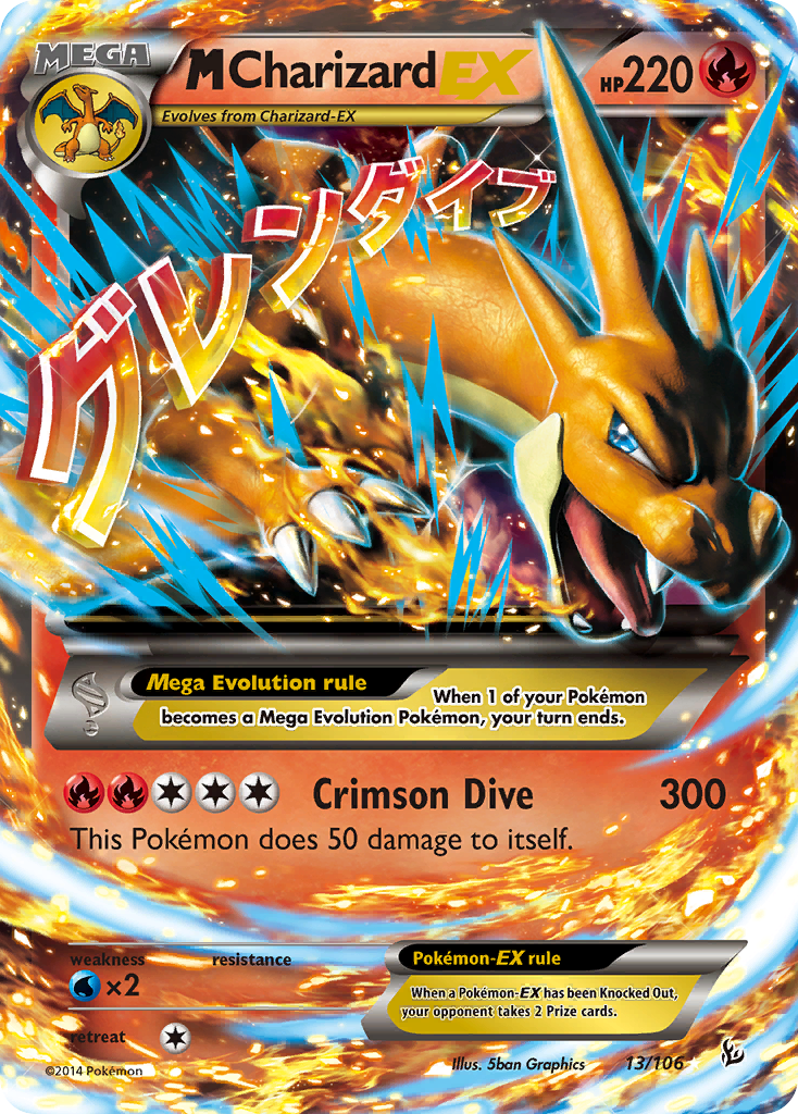 M Charizard EX (13/106) [XY: Flashfire] | Good Games North