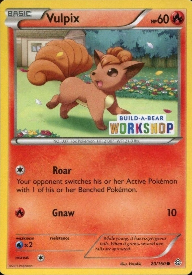 Vulpix (20/160) (Build A Bear Workshop Exclusive) [XY: Primal Clash] | Good Games North