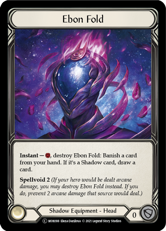 Ebon Fold [U-MON188-RF] Unlimited Rainbow Foil | Good Games North