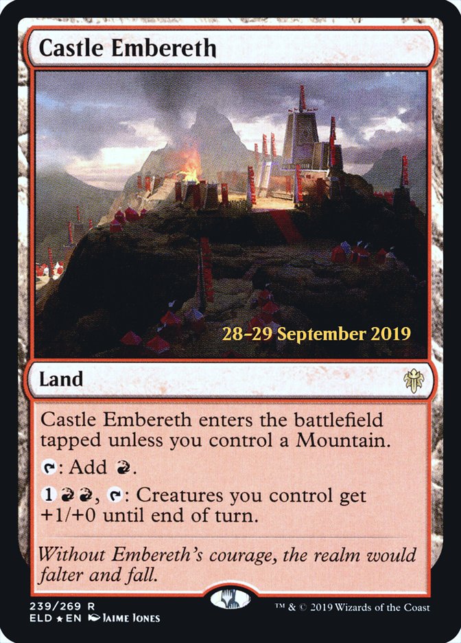 Castle Embereth  [Throne of Eldraine Prerelease Promos] | Good Games North