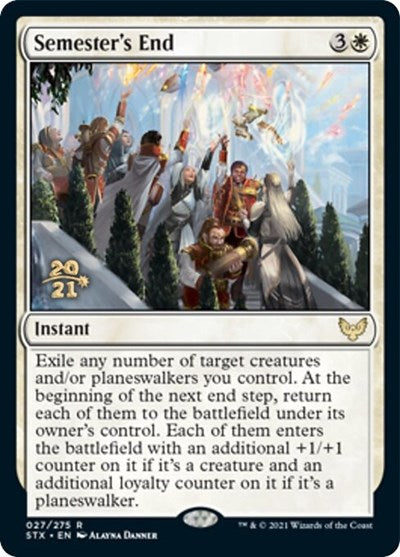 Semester's End [Strixhaven: School of Mages Prerelease Promos] | Good Games North