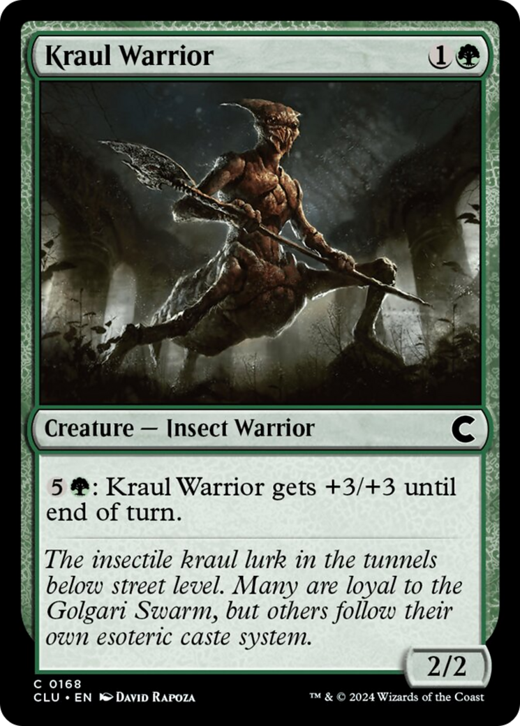 Kraul Warrior [Ravnica: Clue Edition] | Good Games North