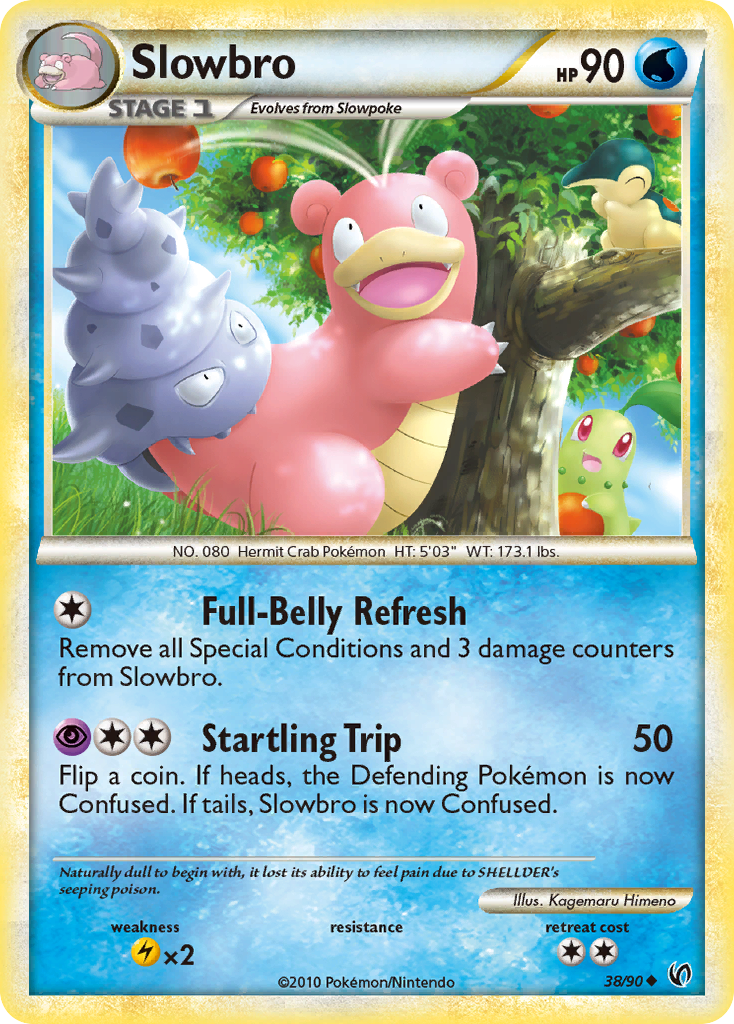 Slowbro (38/90) [HeartGold & SoulSilver: Undaunted] | Good Games North