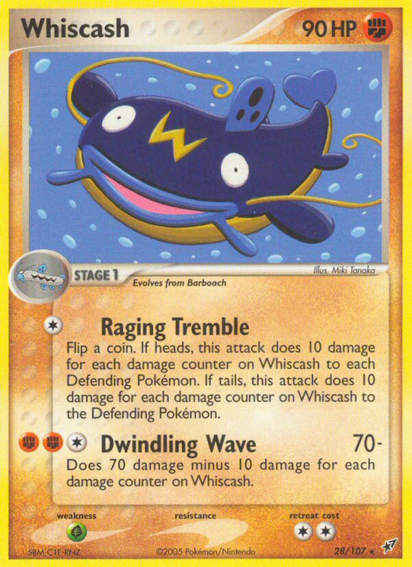 Whiscash (28/107) [EX: Deoxys] | Good Games North