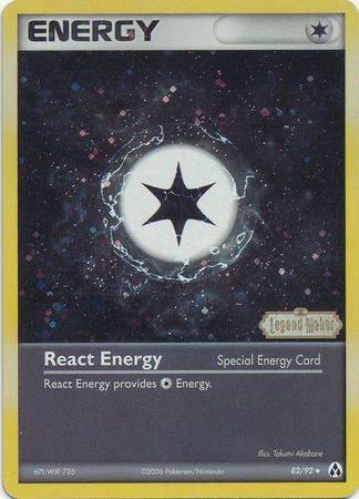 React Energy (82/92) (Stamped) [EX: Legend Maker] | Good Games North