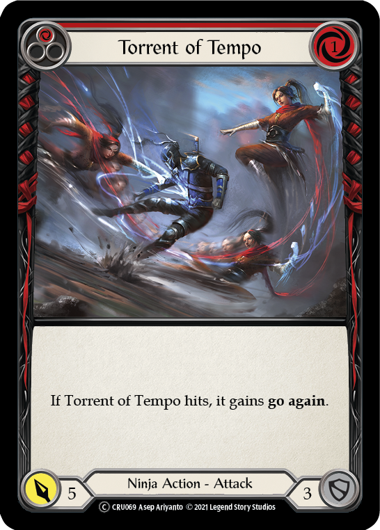 Torrent of Tempo (Red) [U-CRU069] Unlimited Normal | Good Games North