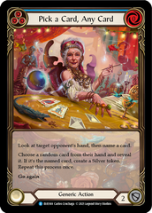 Pick a Card, Any Card (Blue) [EVR169] (Everfest)  1st Edition Extended Art Rainbow Foil | Good Games North