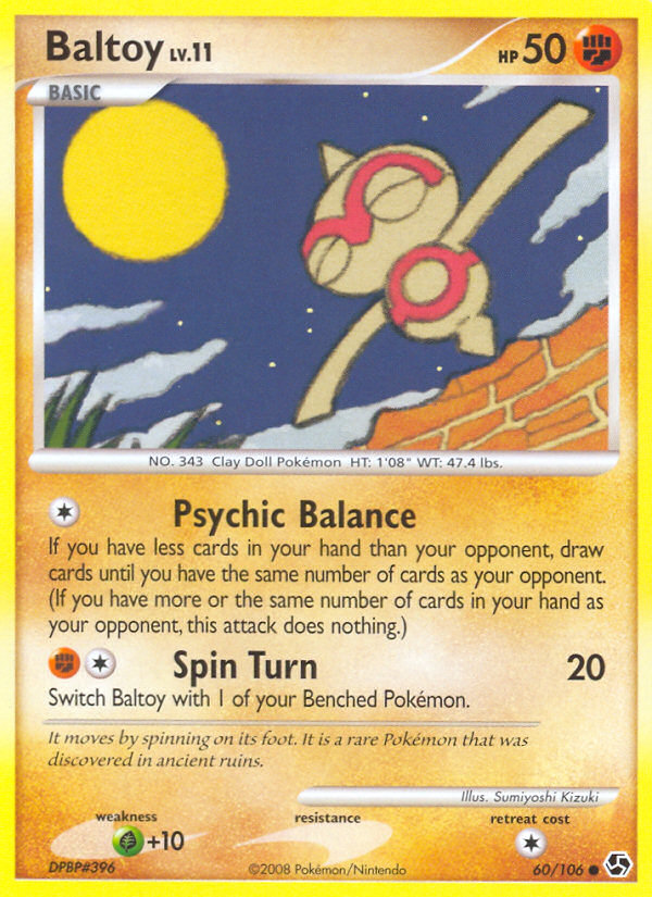 Baltoy (60/106) [Diamond & Pearl: Great Encounters] | Good Games North