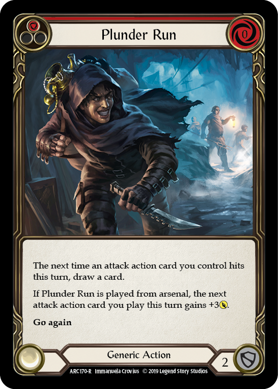 Plunder Run (Red) [ARC170-R] 1st Edition Rainbow Foil | Good Games North