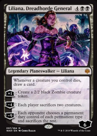 Liliana, Dreadhorde General [War of the Spark] | Good Games North