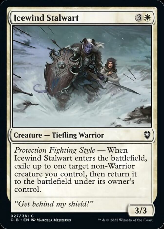 Icewind Stalwart [Commander Legends: Battle for Baldur's Gate] | Good Games North