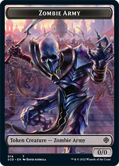 Zombie // Zombie Army Double-Sided Token [Starter Commander Decks] | Good Games North