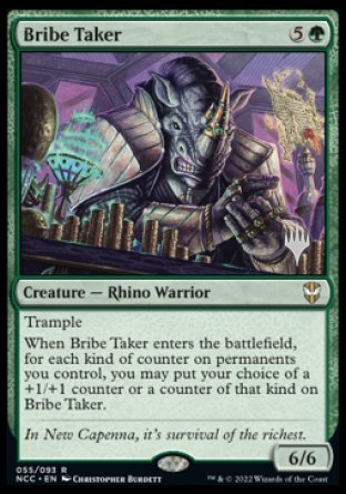 Bribe Taker (Promo Pack) [Streets of New Capenna Commander Promos] | Good Games North
