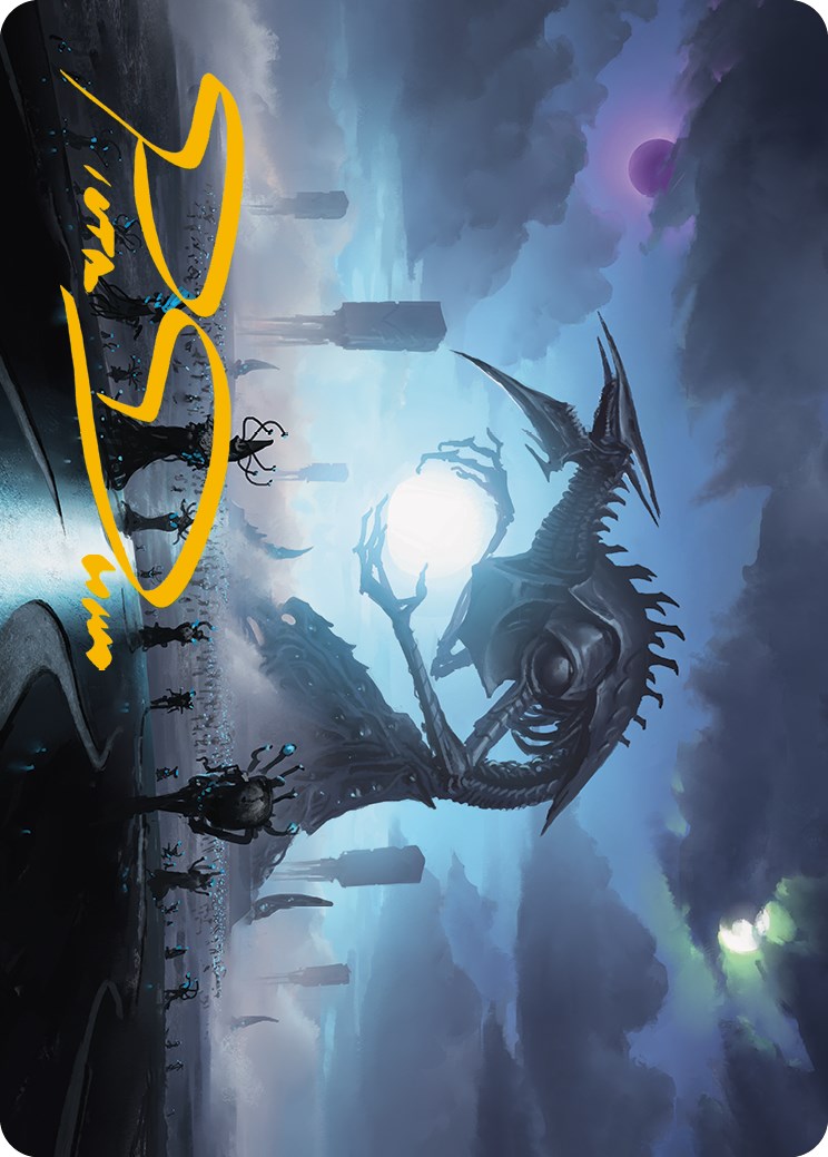 Blue Sun's Zenith Art Card (Gold-Stamped Signature) [Phyrexia: All Will Be One Art Series] | Good Games North