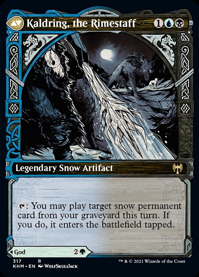 Jorn, God of Winter // Kaldring, the Rimestaff (Showcase) [Kaldheim] | Good Games North