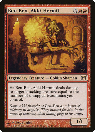 Ben-Ben, Akki Hermit [Champions of Kamigawa] | Good Games North