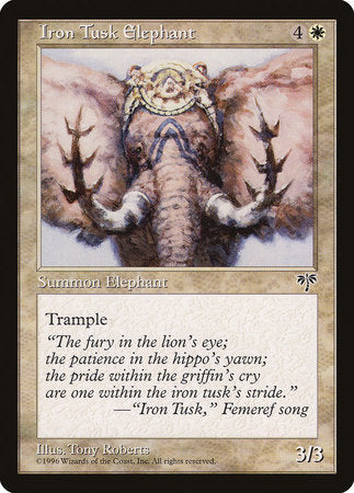 Iron Tusk Elephant [Mirage] | Good Games North