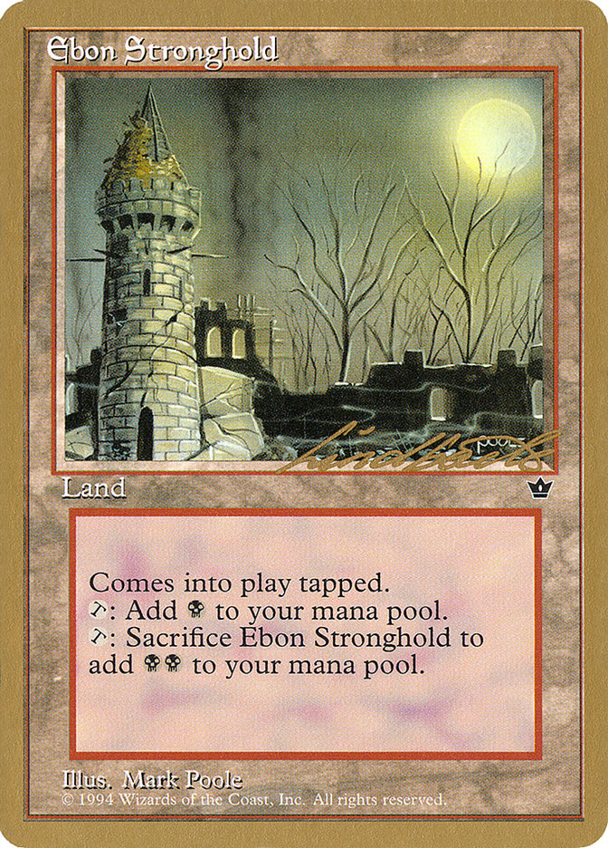 Ebon Stronghold (Leon Lindback) [Pro Tour Collector Set] | Good Games North