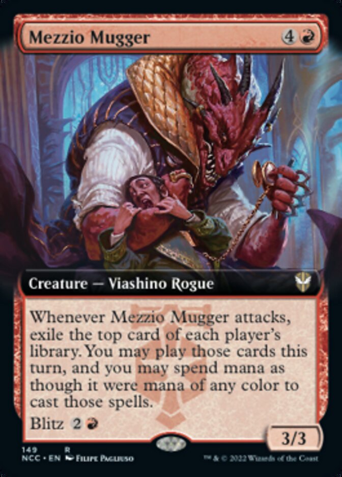 Mezzio Mugger (Extended Art) [Streets of New Capenna Commander] | Good Games North