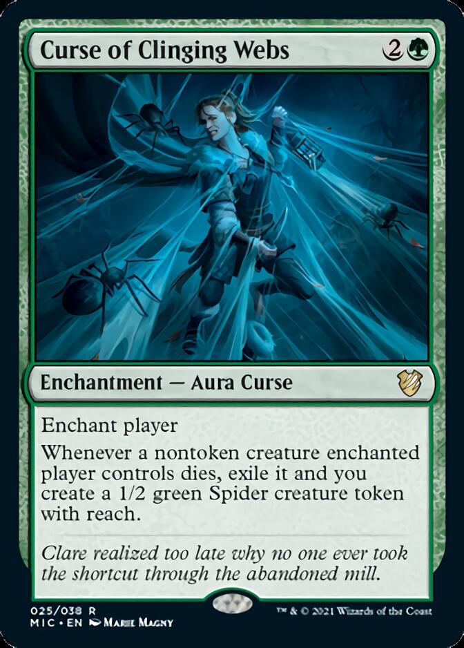 Curse of Clinging Webs [Innistrad: Midnight Hunt Commander] | Good Games North