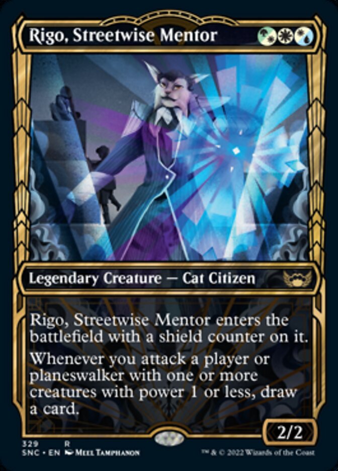 Rigo, Streetwise Mentor (Showcase Golden Age) [Streets of New Capenna] | Good Games North