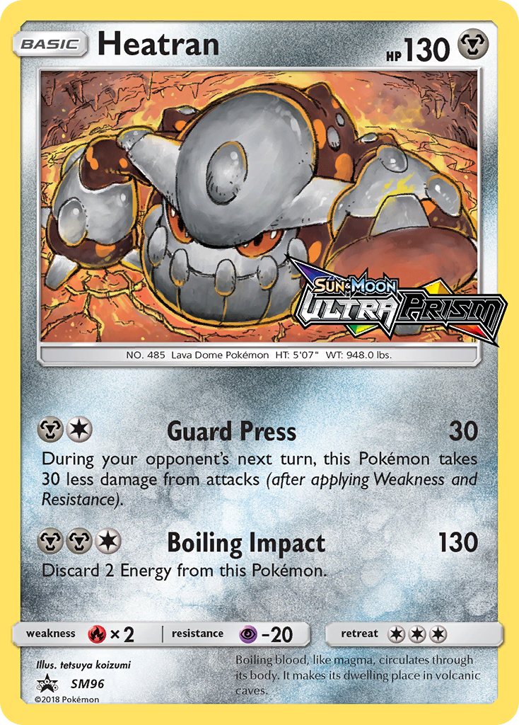 Heatran (SM96) [Sun & Moon: Black Star Promos] | Good Games North