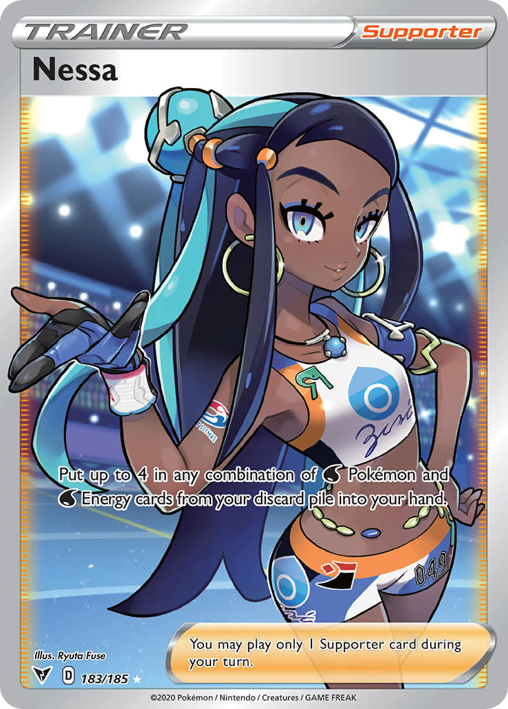 Nessa (183/185) [Sword & Shield: Vivid Voltage] | Good Games North