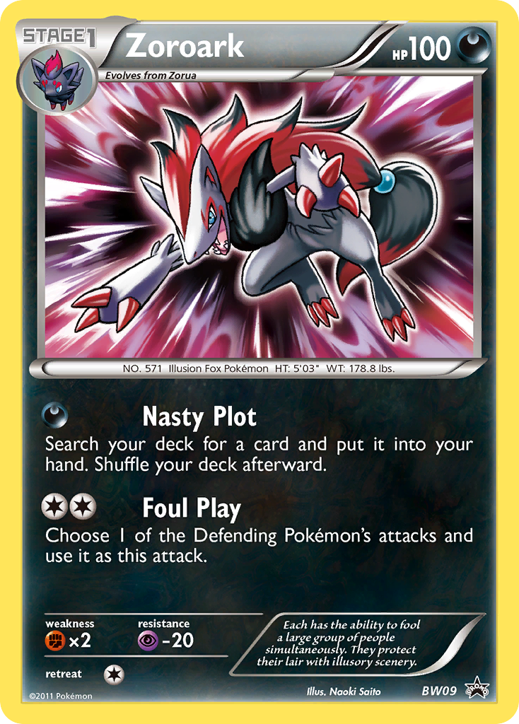 Zoroark (BW09) [Black & White: Black Star Promos] | Good Games North