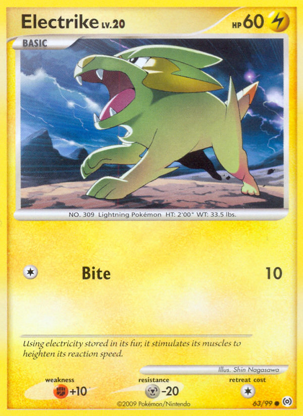 Electrike (63/99) [Platinum: Arceus] | Good Games North