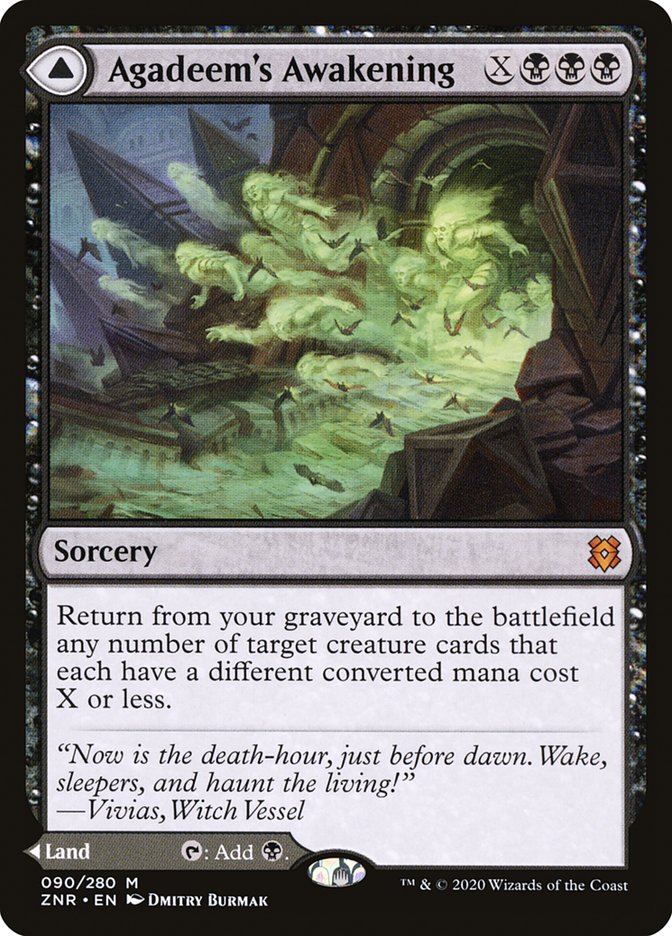 Agadeem's Awakening // Agadeem, the Undercrypt [Zendikar Rising] | Good Games North